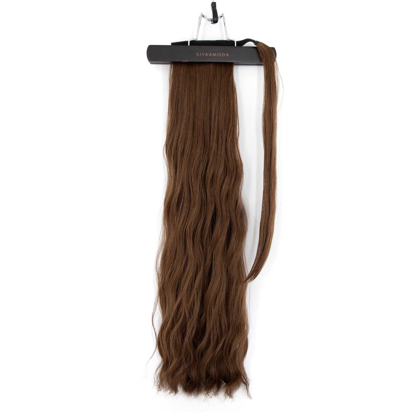 27" Body Wave Ponytail Clip-in Dark colour