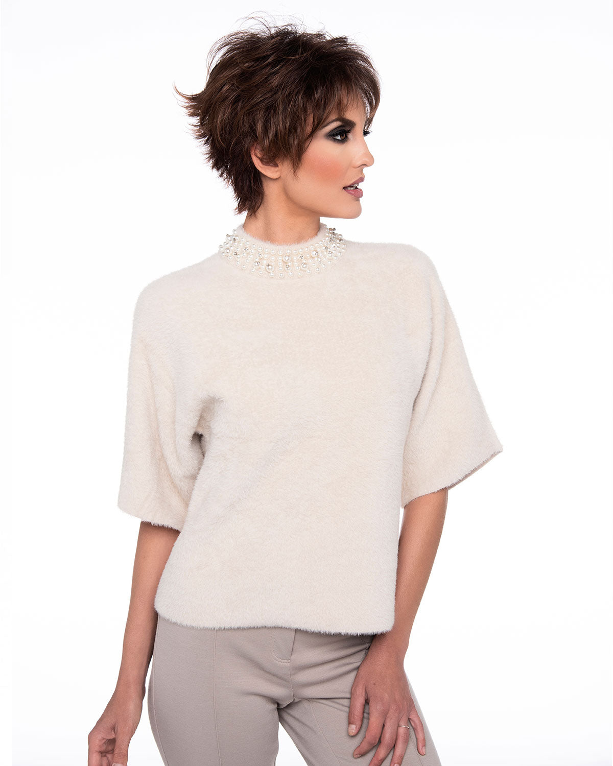 Flame | Monofilament Crown Human Hair Blend Wig by Envy