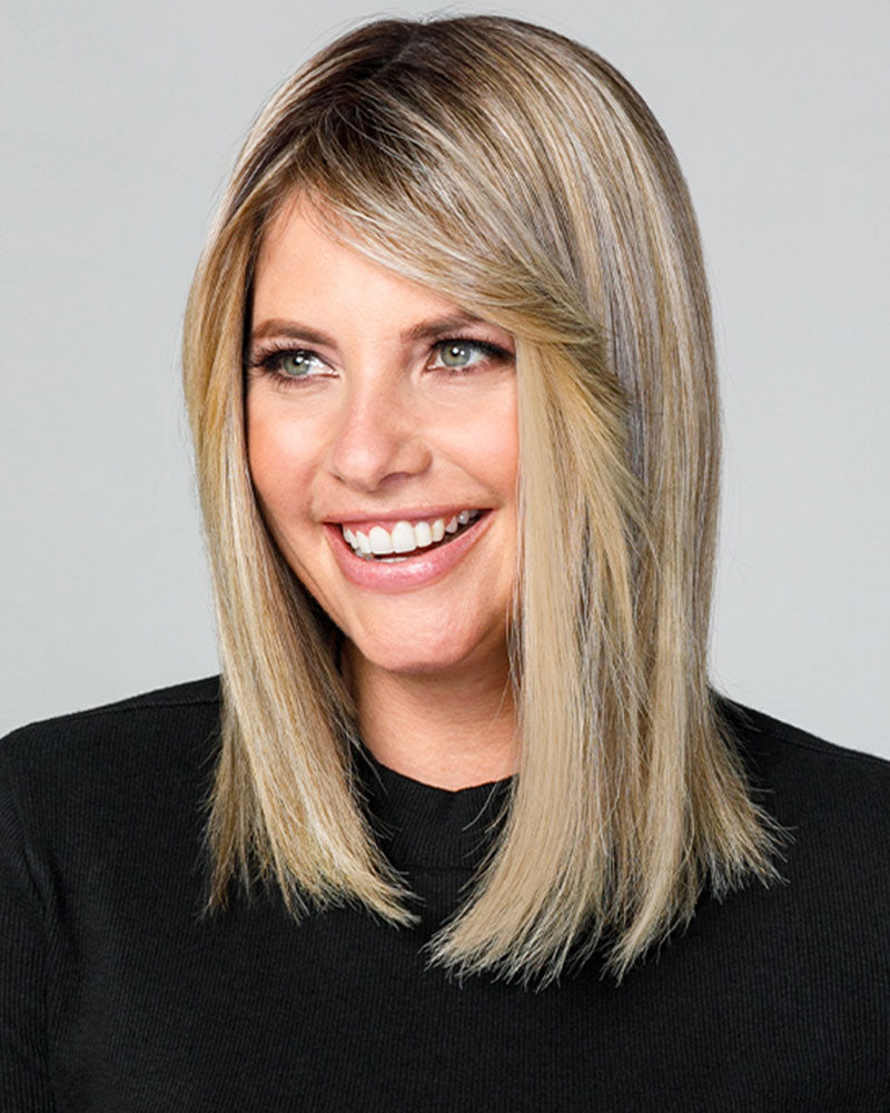 EasiPart T HD 12 inch (Exclusive) | Monofilament Synthetic Hair Topper by Jon Renau