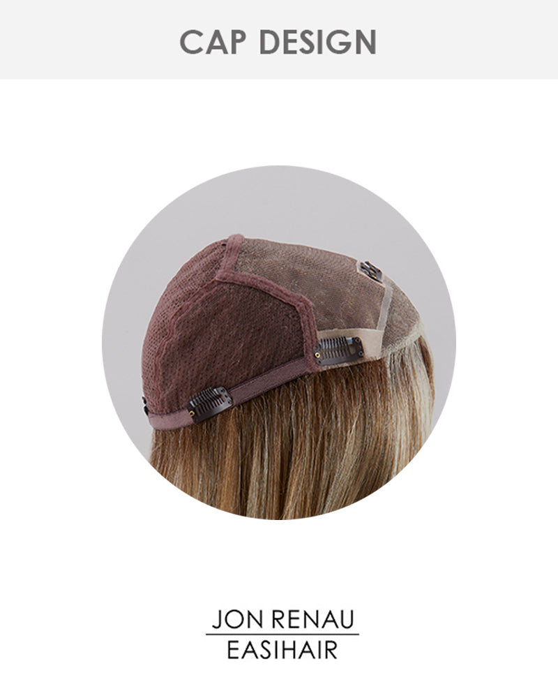 Top Coverage 12 inch (Exclusive) | Lace Front & Monofilament Synthetic Hair Topper by Jon Renau