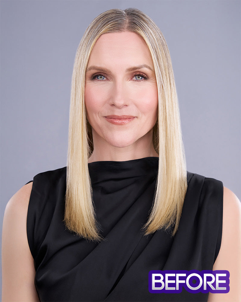 Top Trend Lace HD Straight 18 inch (Exclusive) | Lace Front & Monofilament Synthetic Hair Topper by Jon Renau