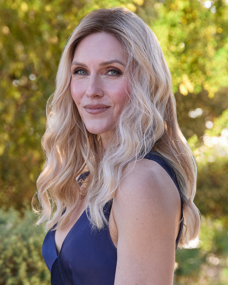 Top Trend Lace HD Wavy 18 inch | Lace Front & Monofilament Synthetic Hair Topper by Jon Renau