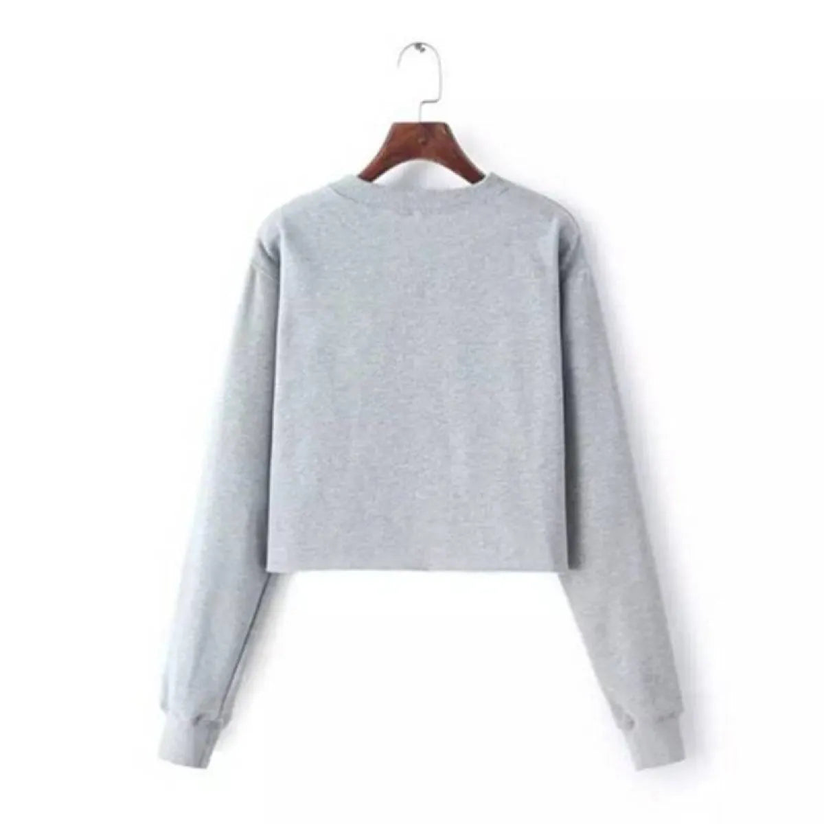 Alien Fleece Crop Top Sweater