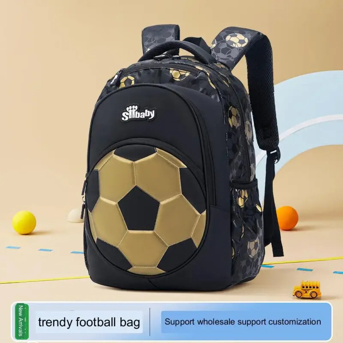 Anime Football Backpack - Schoolbag for Children