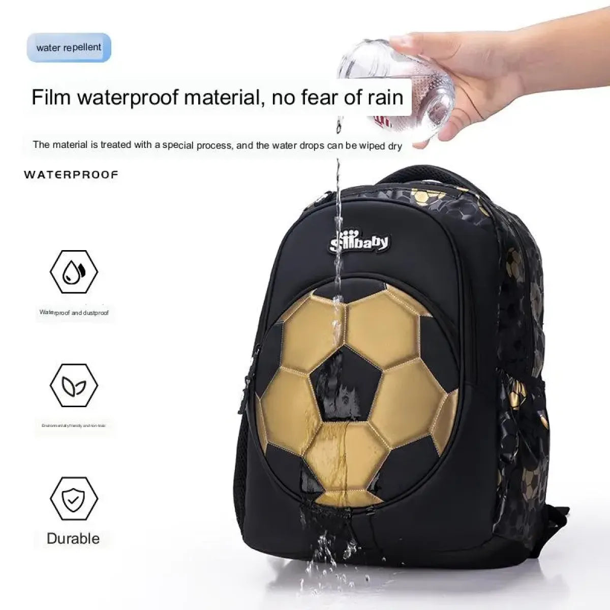 Anime Football Backpack - Schoolbag for Children