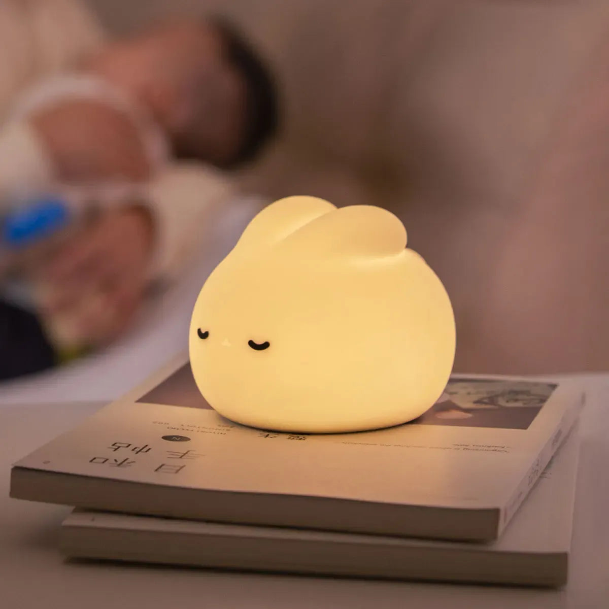 Bunny Silicone Night Light – Soft LED Lamp for Kids Room, Nursery or Gifts