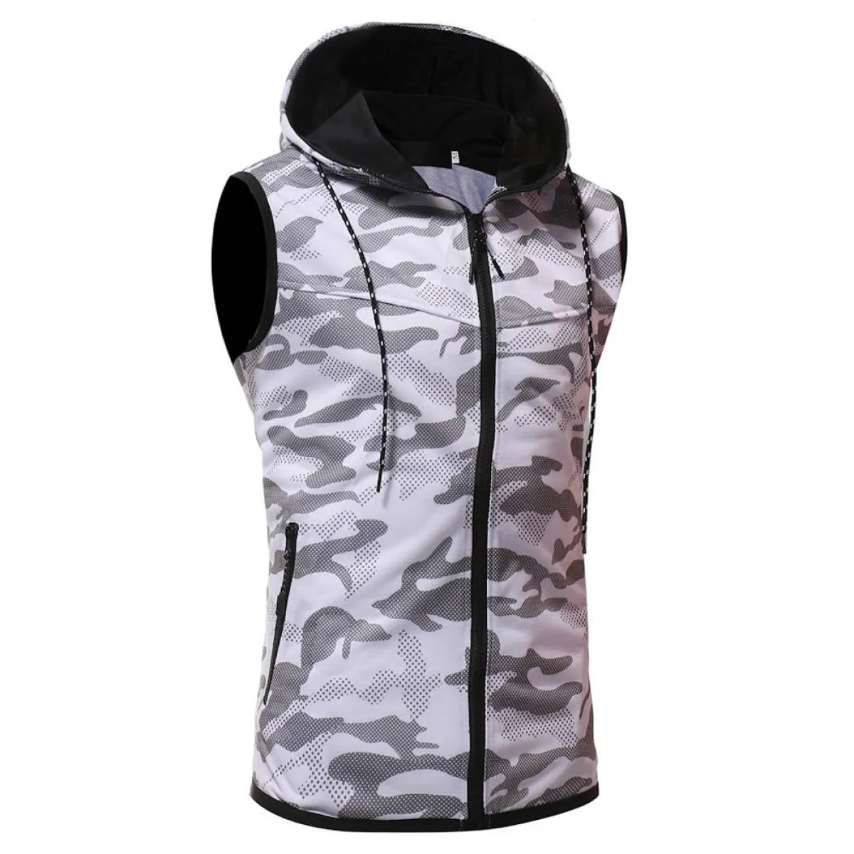 Camouflage Sleeveless Shirt