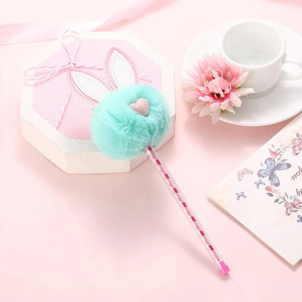 1X Candy Plush Rabbit Gel Pen