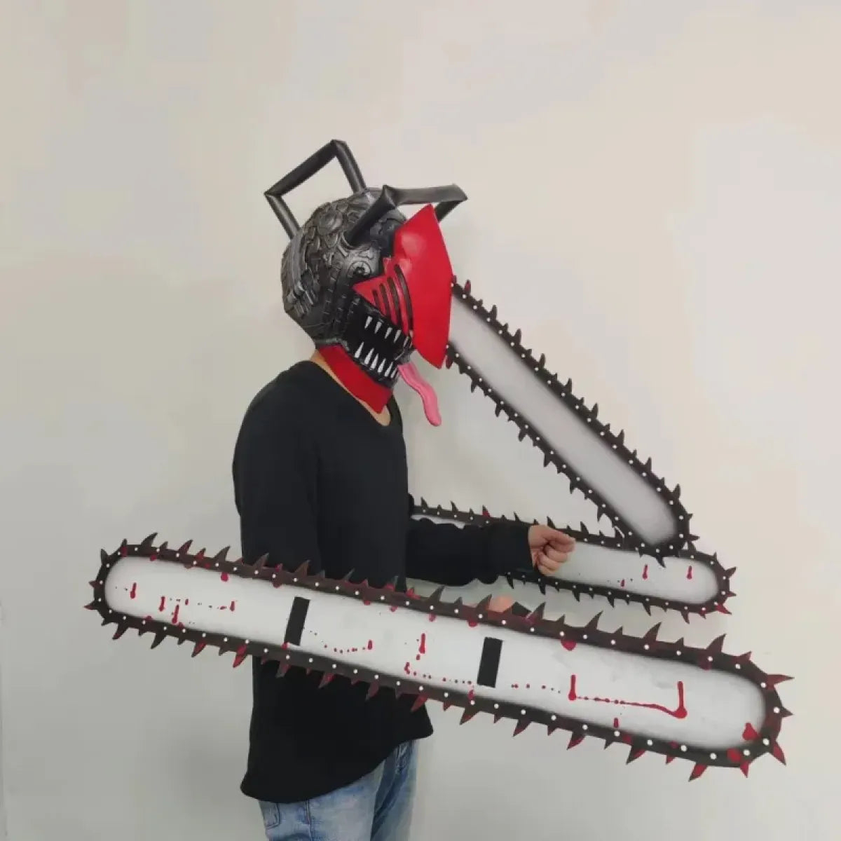 Chainsaw Man Denji Saws Hand & Headgear Latex Mask