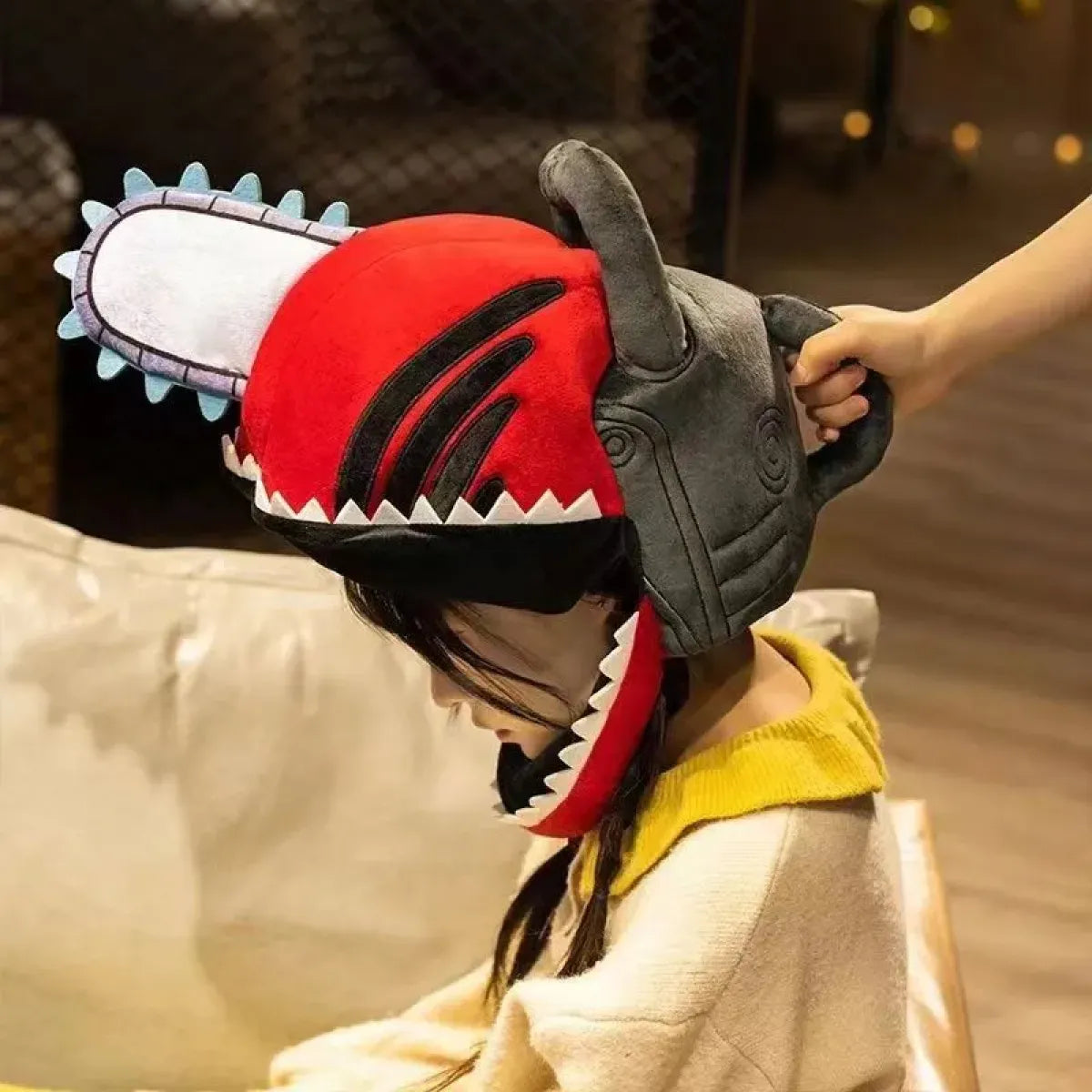 Chainsaw Man Denji Saws Hand & Headgear Latex Mask