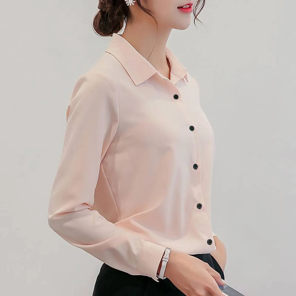 Chiffon Office Shirt