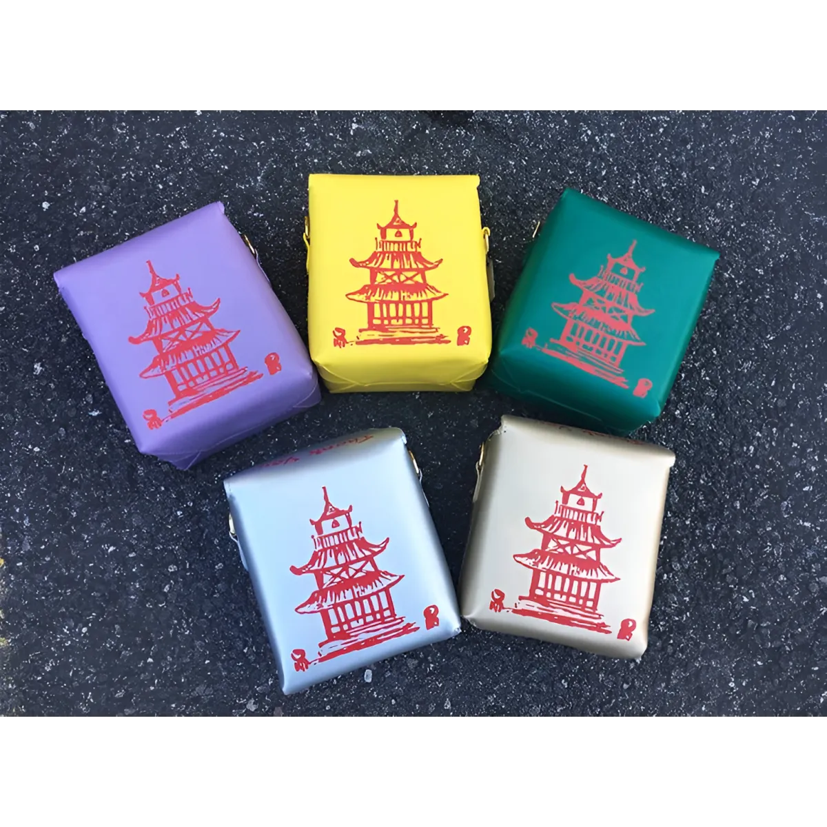 Chinese Takeout Box Chain Bag