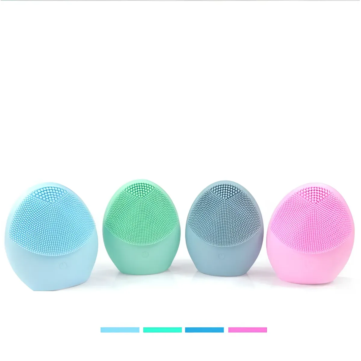 Colorful Waterproof Silicone Face Cleansing Brush