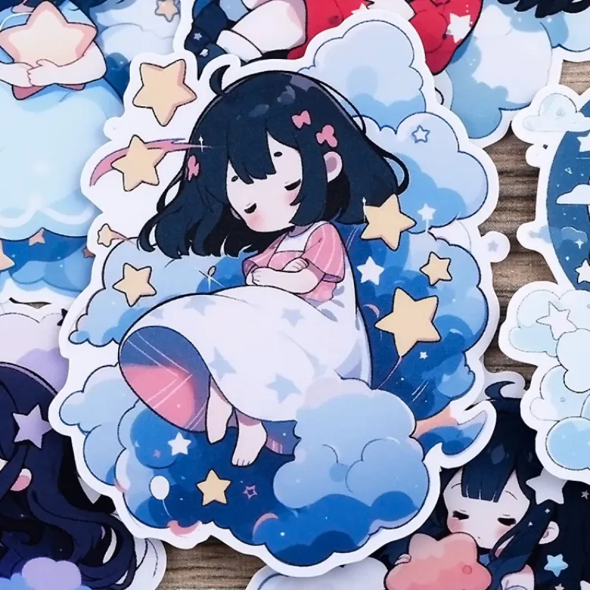 15pcs Cute Cartoon Journaling Stickers