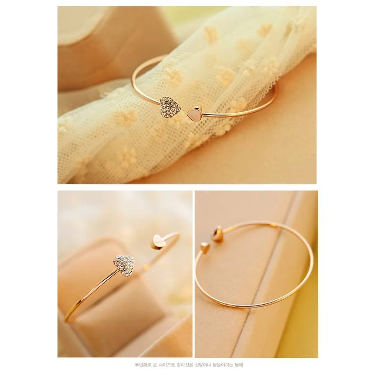 Women's Heart Shaped Bracelet