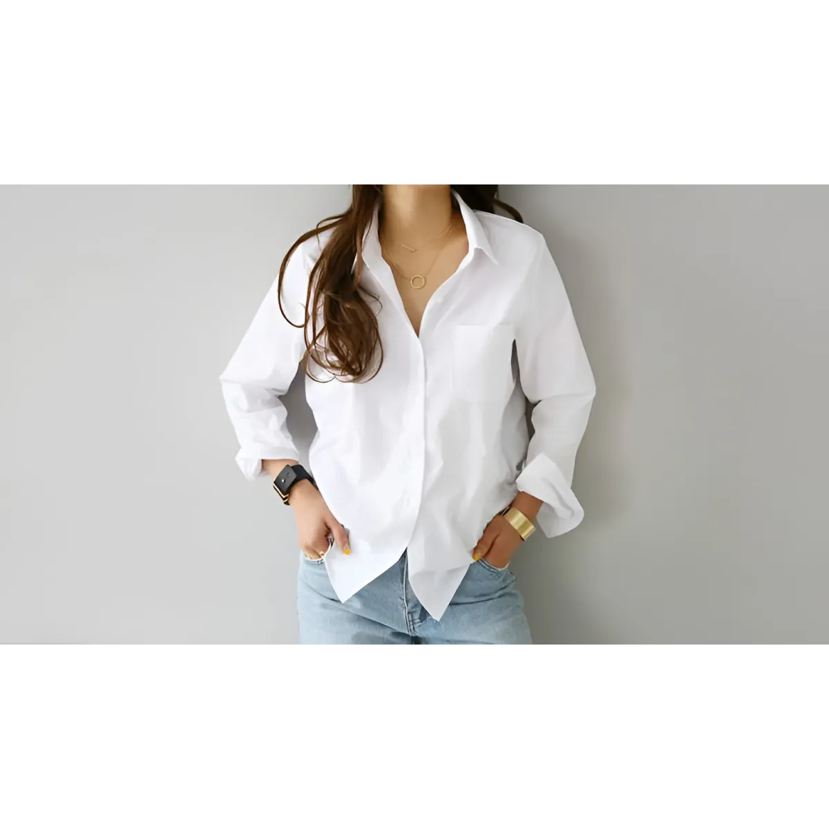 White Summer Blouse