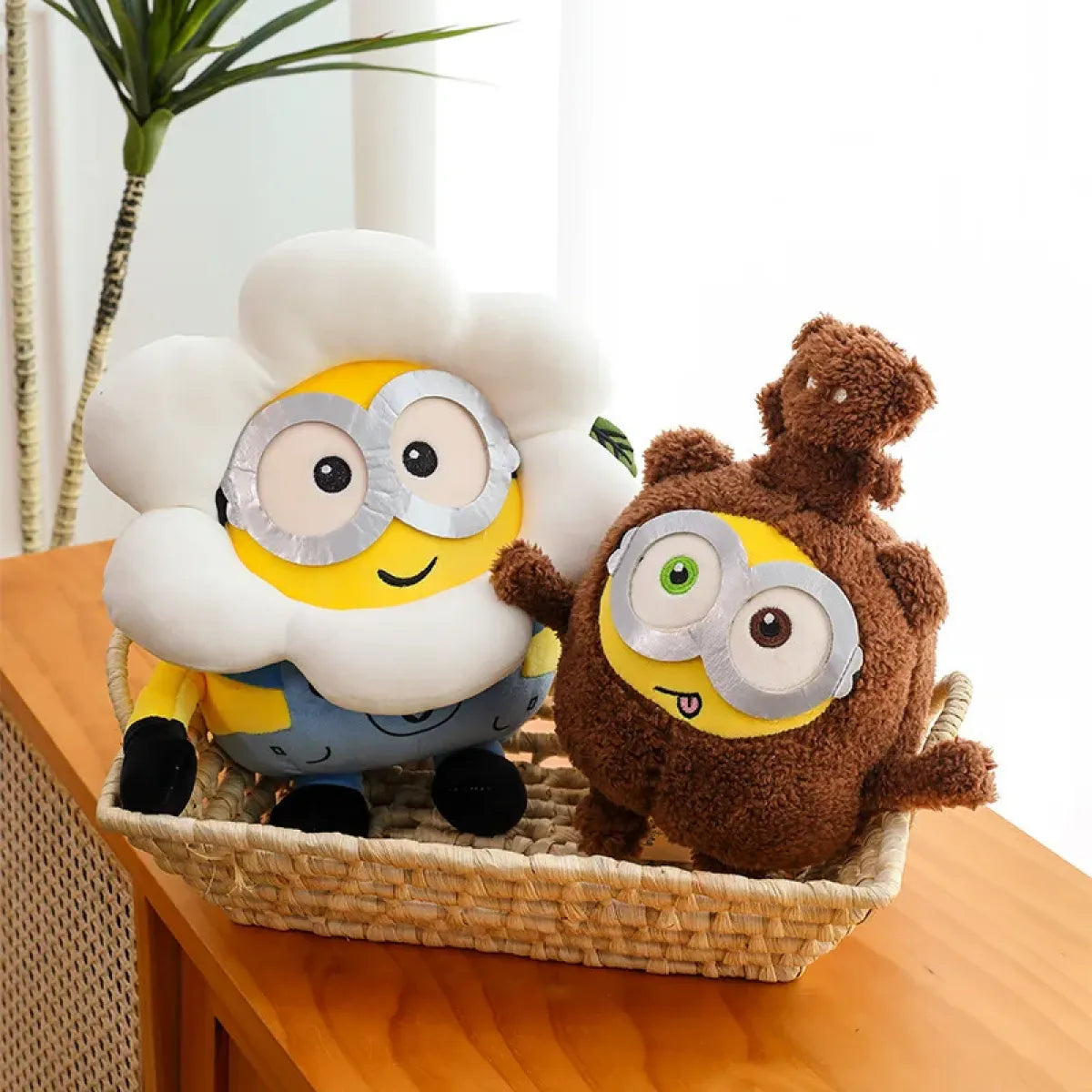 25cm Kawaii Minions Plush Toys – Soft Dolls for Birthday Gift