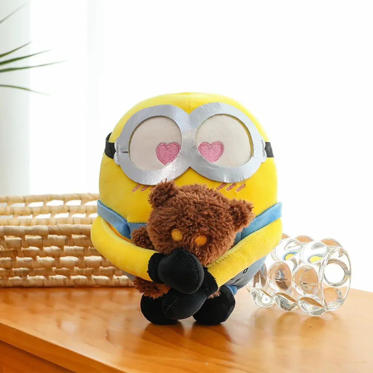 25cm Kawaii Minions Plush Toys – Soft Dolls for Birthday Gift