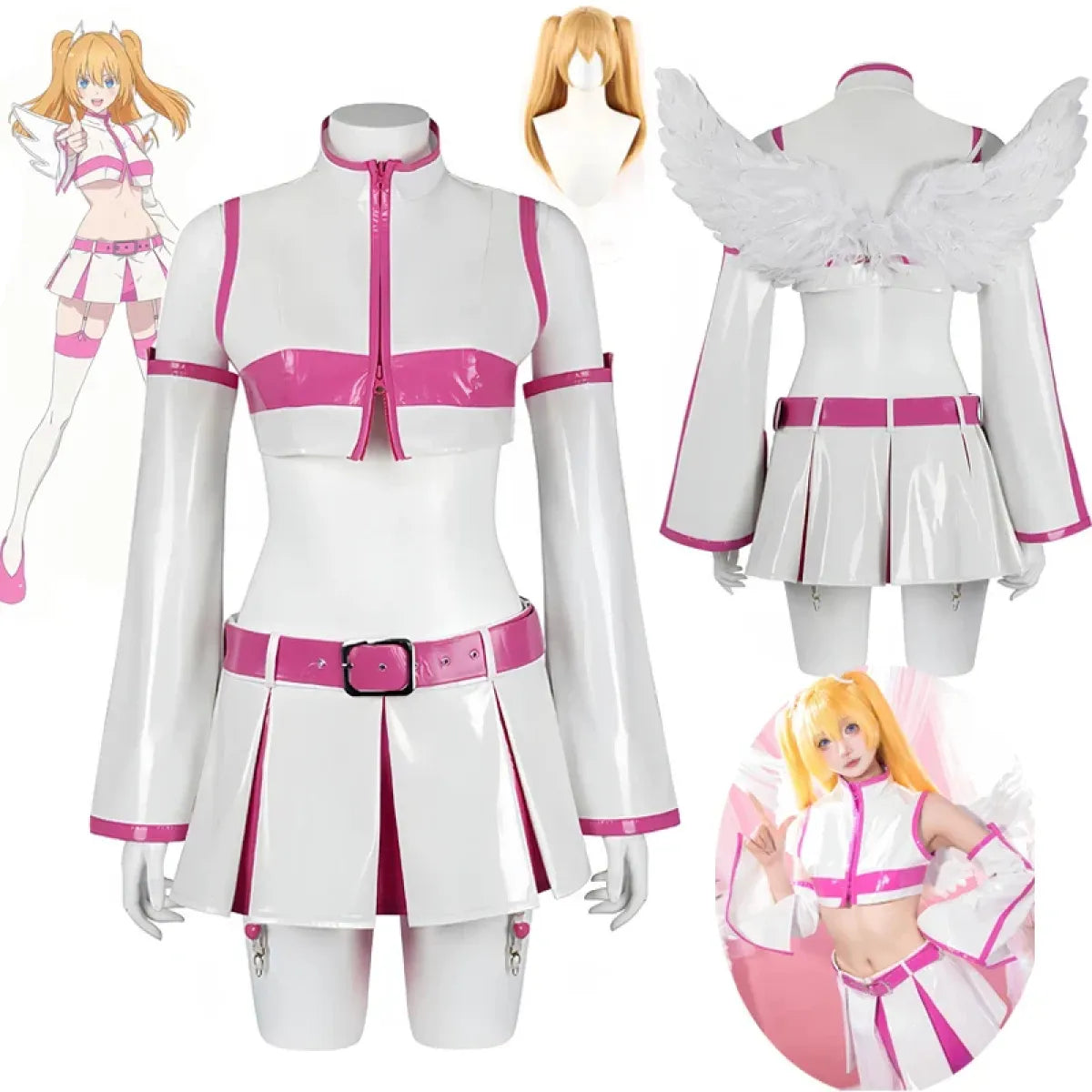 2.5D Seduction Lilysa Amano Cosplay Costume – Full Set with Wig