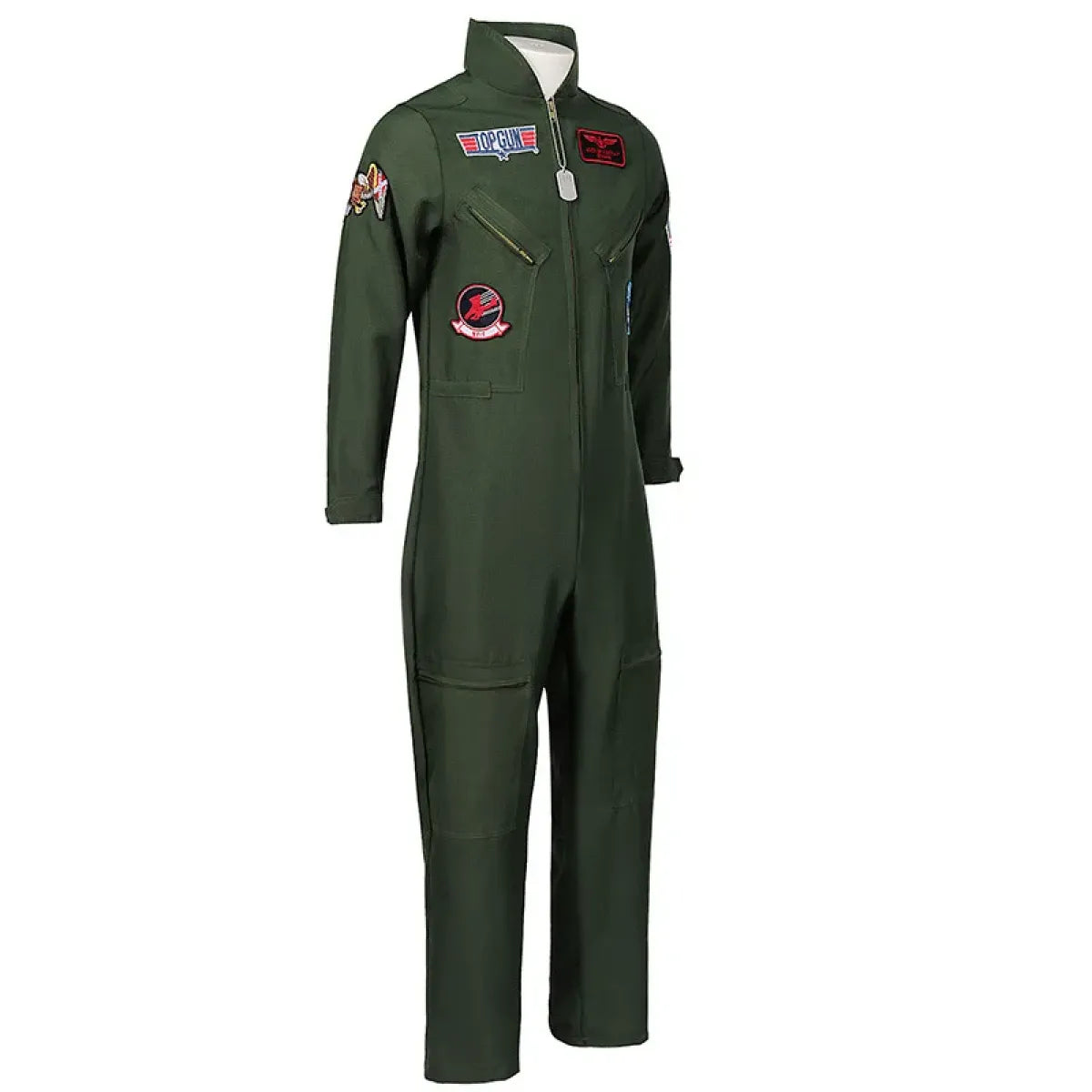 Top Gun Maverick Flight Suit – Pilot Cosplay Costume with Glasses