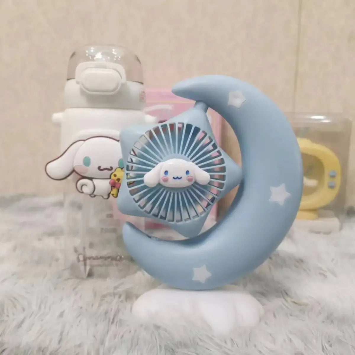 Cinnamoroll & My Melody USB Rechargeable Fan