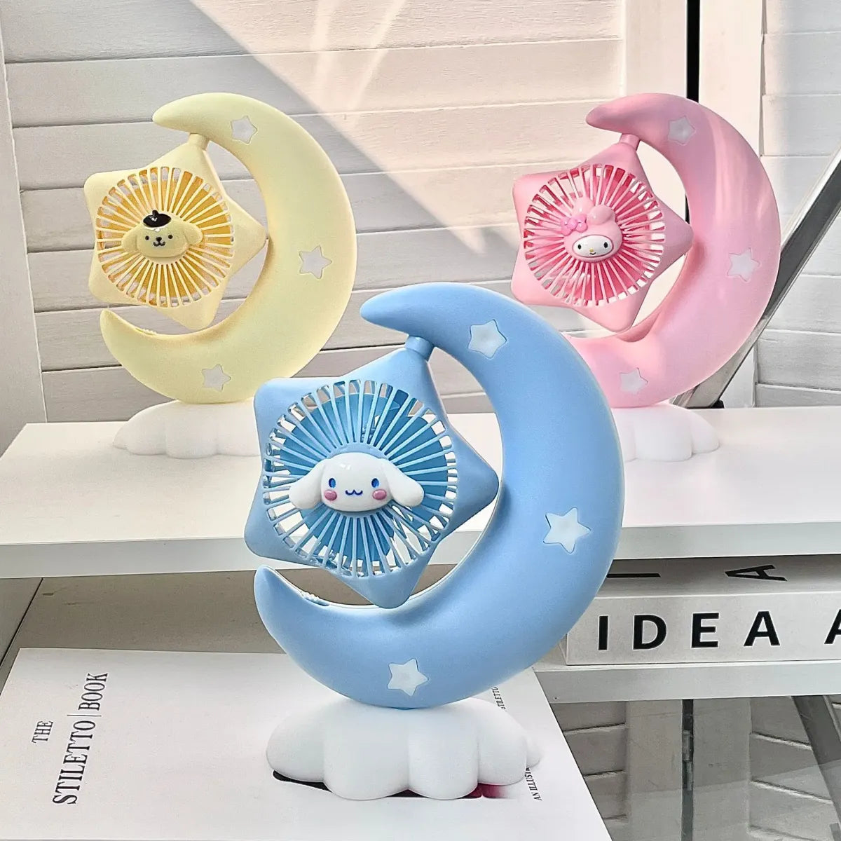 Cinnamoroll & My Melody USB Rechargeable Fan