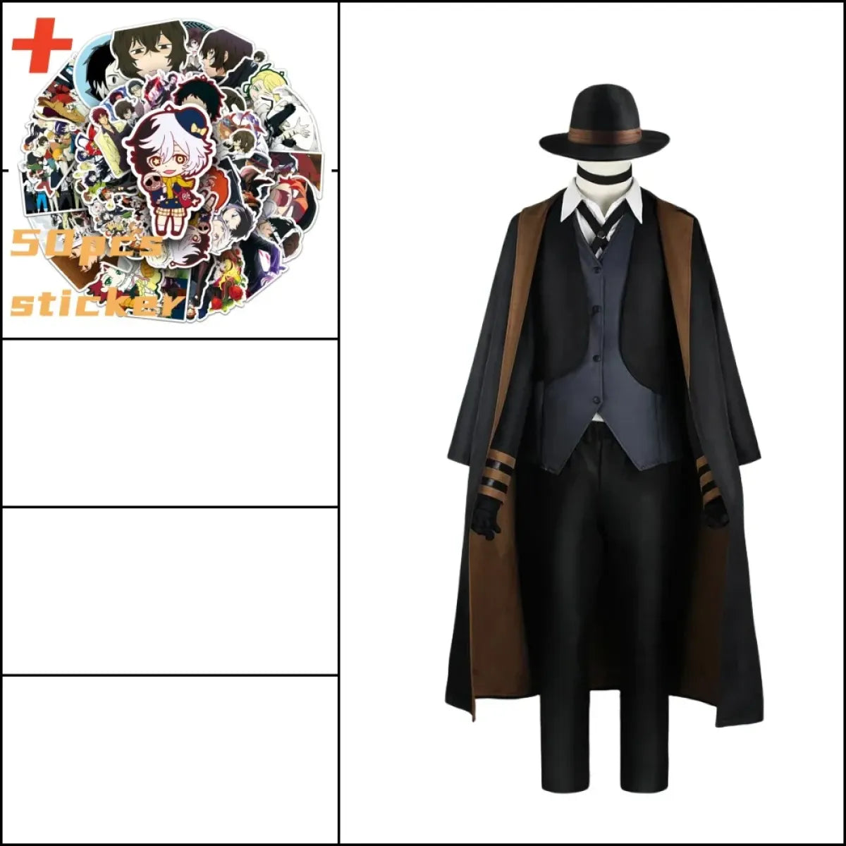 Bungo Stray Dogs Cosplay Nikolai Gogol Suit