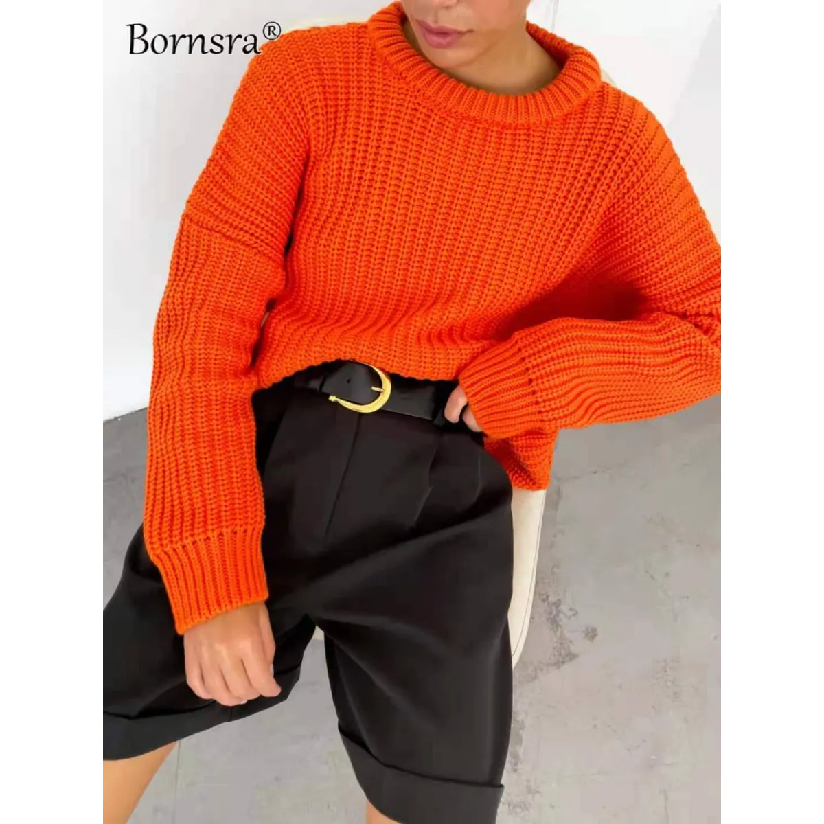 Women's Oversized Knitted Sweater
