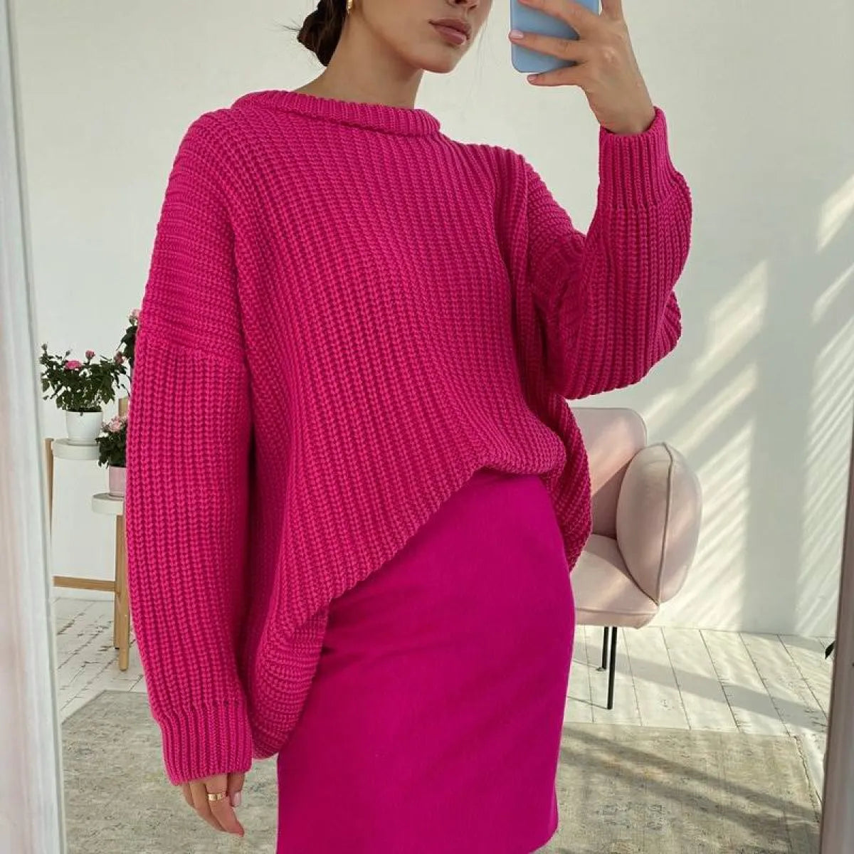Women's Oversized Knitted Sweater
