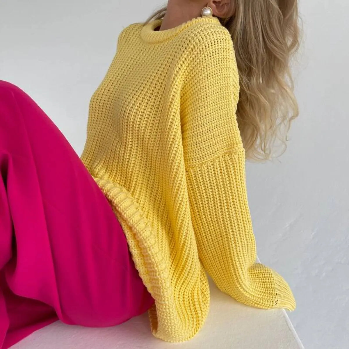 Women's Oversized Knitted Sweater