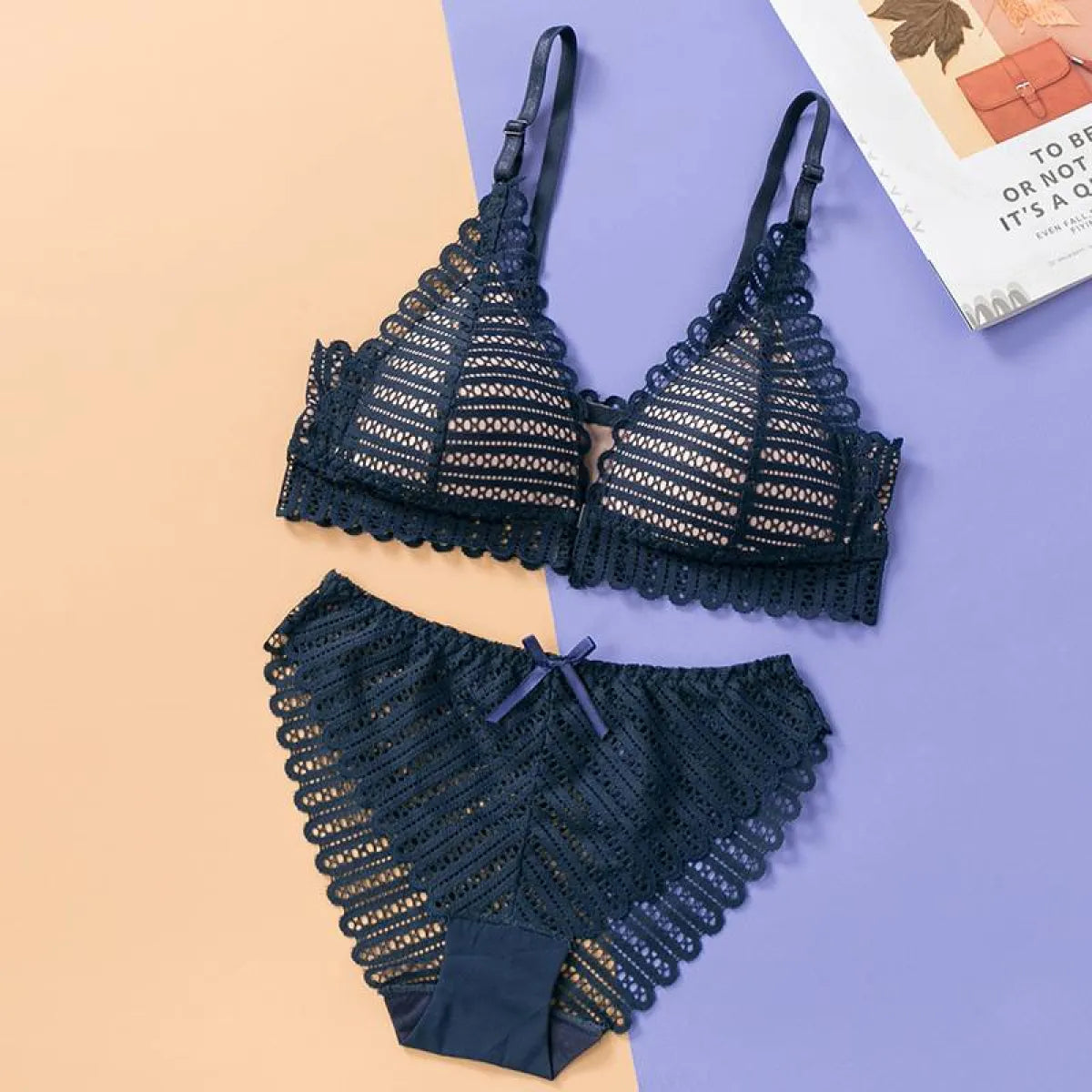 Backless Bra and Panty Set