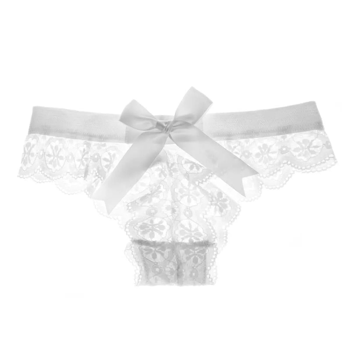 Women's Solid Laced Thong