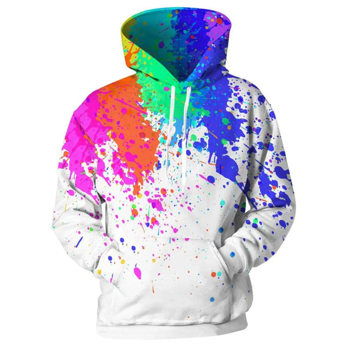 3D Spray Paint Printed Hoodie