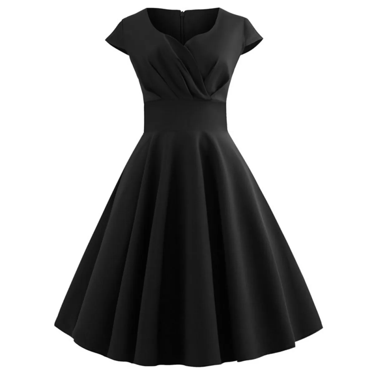 V Neck Swing Summer Dress