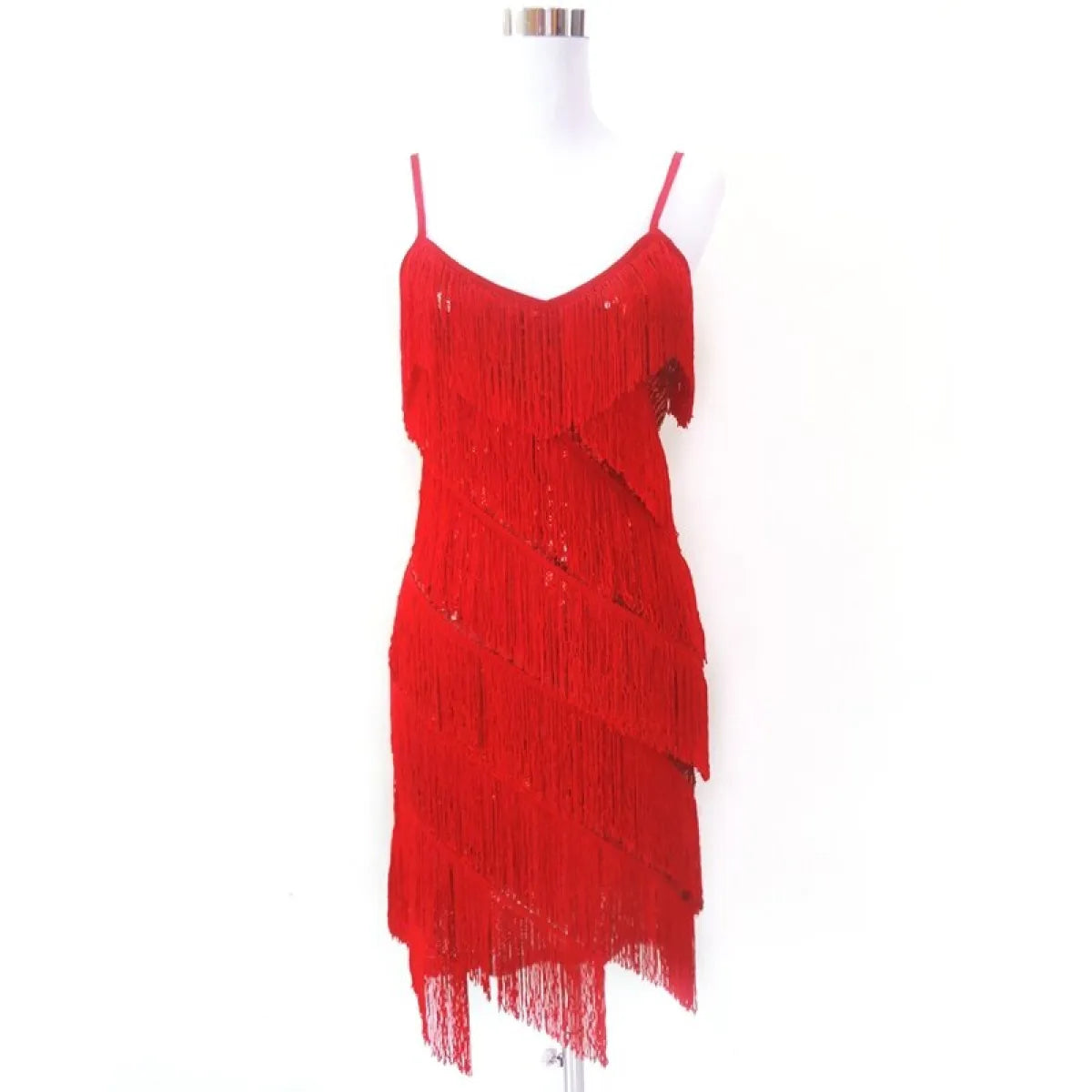 Tiered Fringe Flapper Dress
