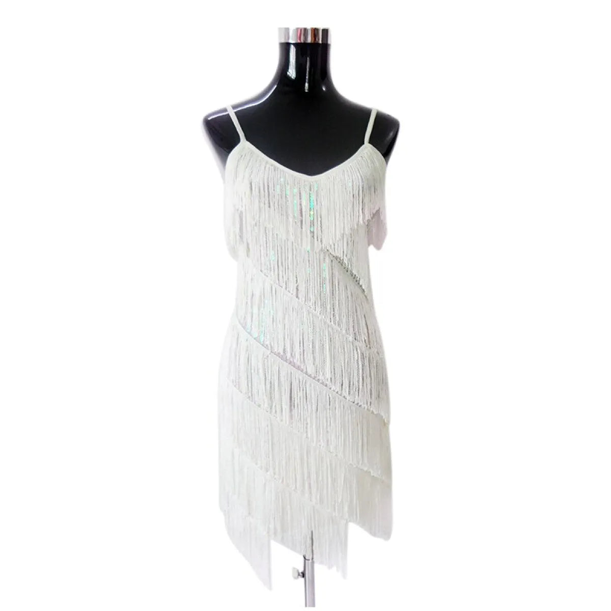 Tiered Fringe Flapper Dress