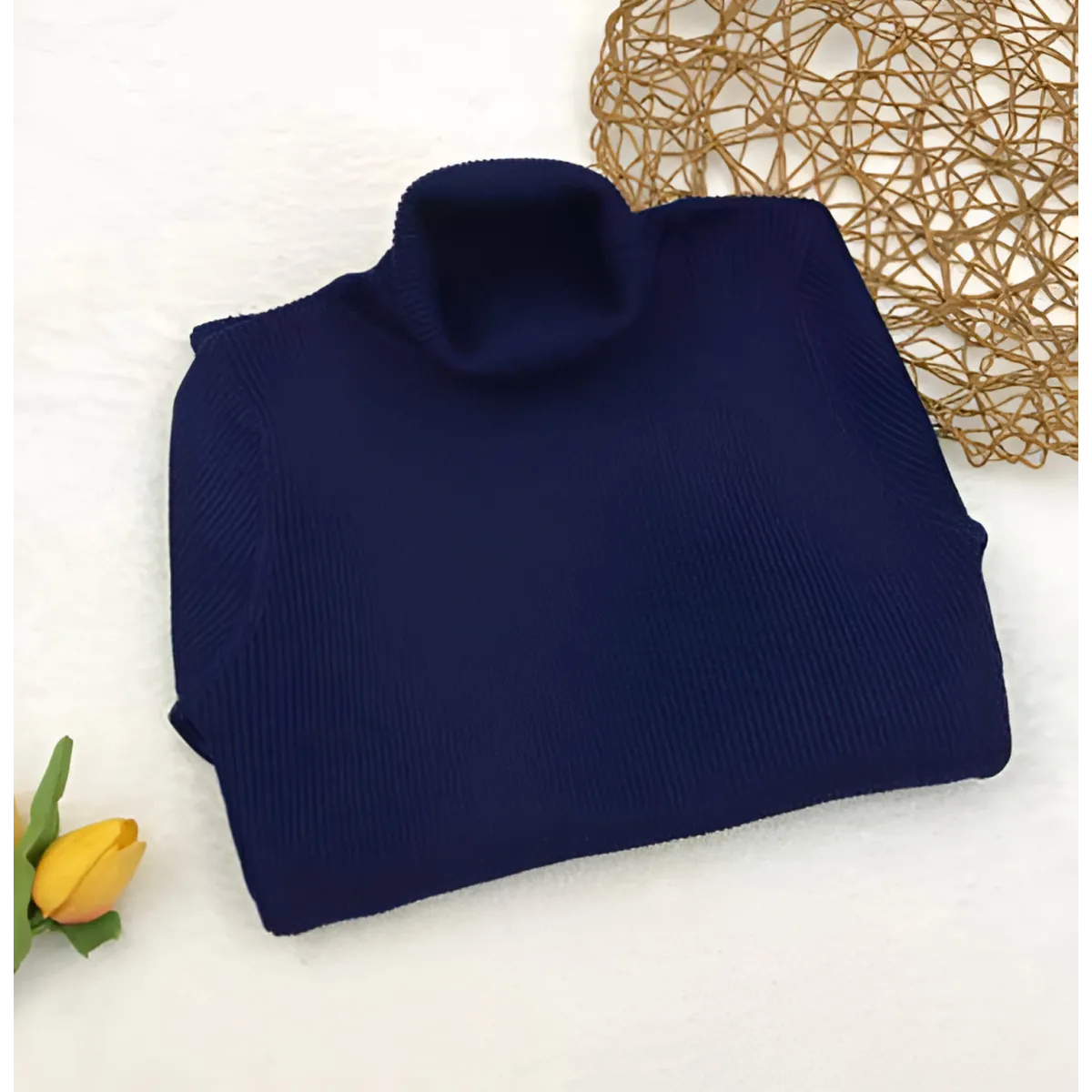 Turtleneck Sweater Dress