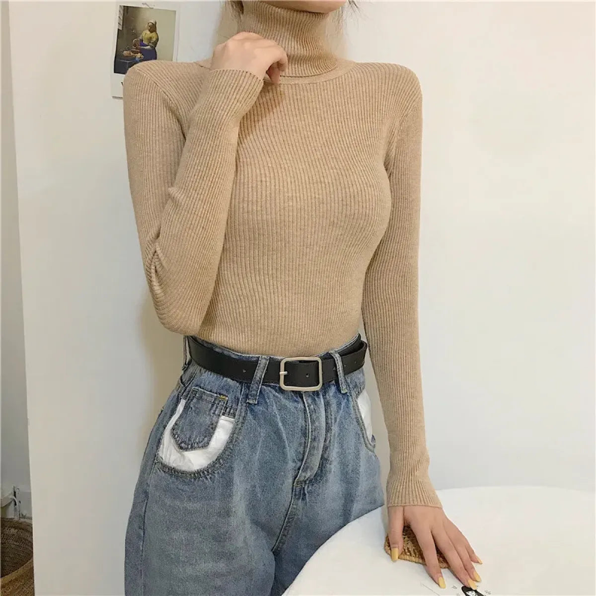 Vintage Harajuku Turtleneck Sweater