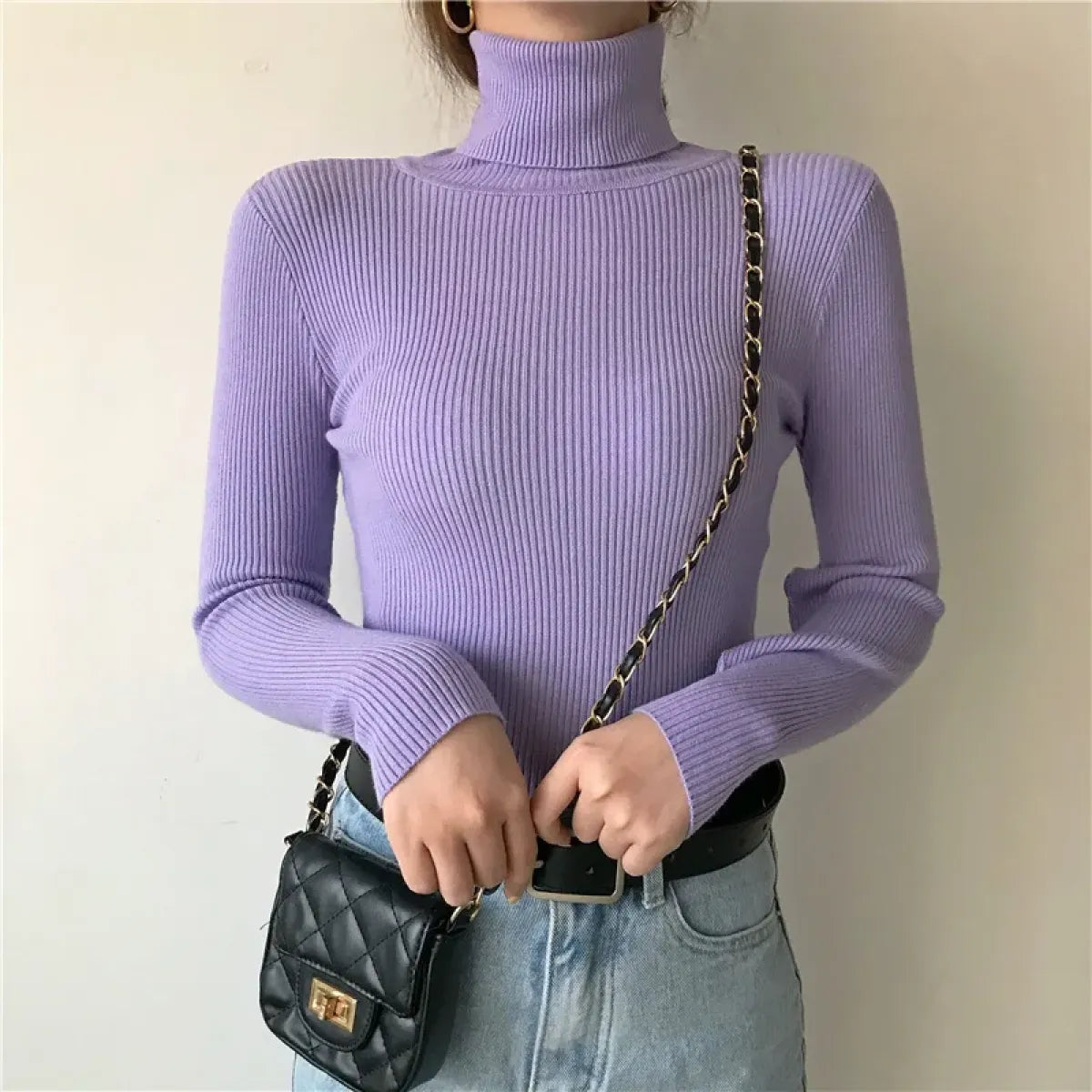 Vintage Harajuku Turtleneck Sweater