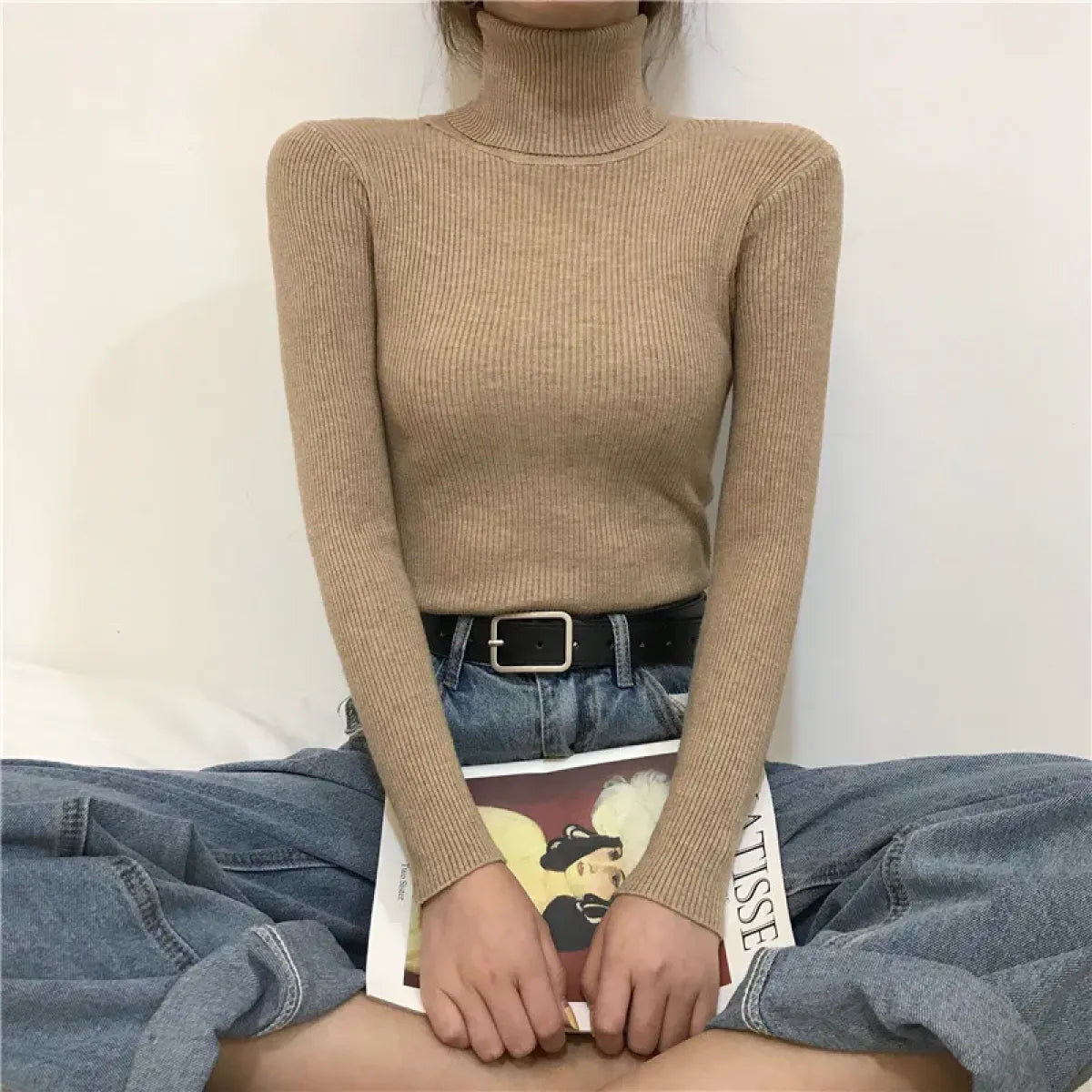Vintage Harajuku Turtleneck Sweater