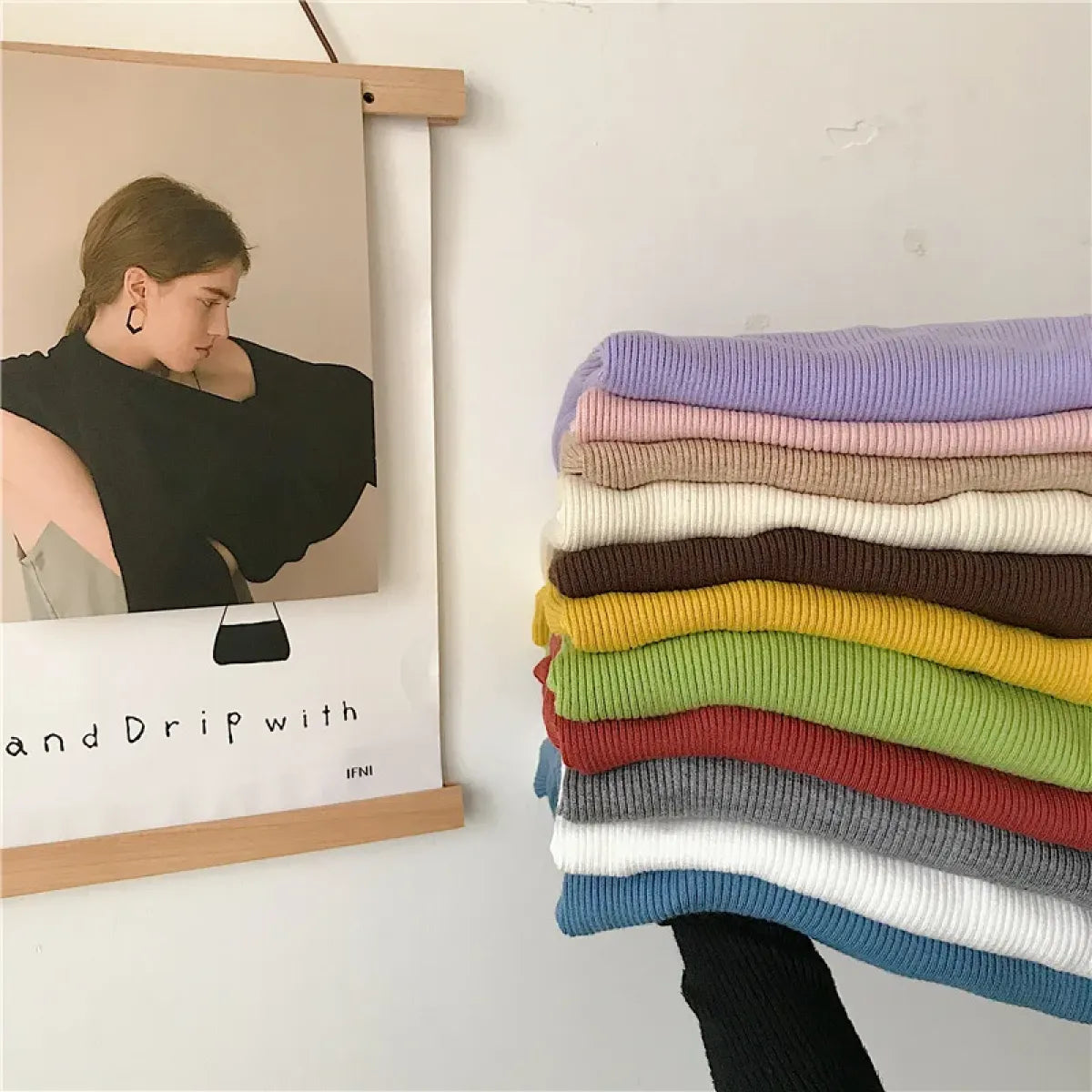 Vintage Harajuku Turtleneck Sweater