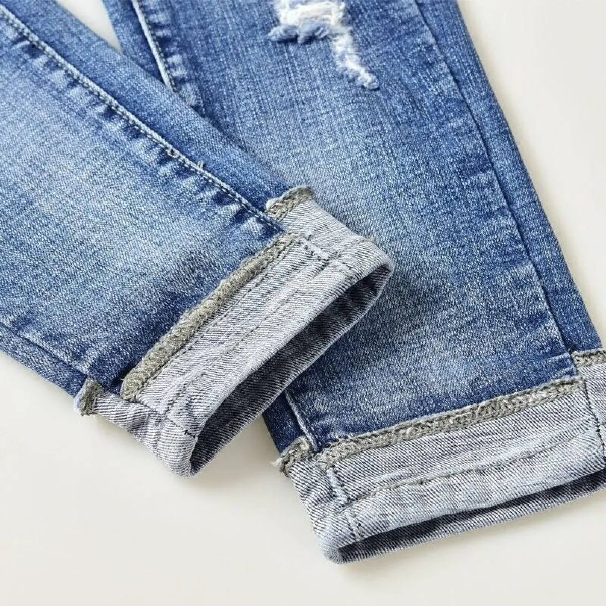 Vintage High Waisted Ripped Jeans