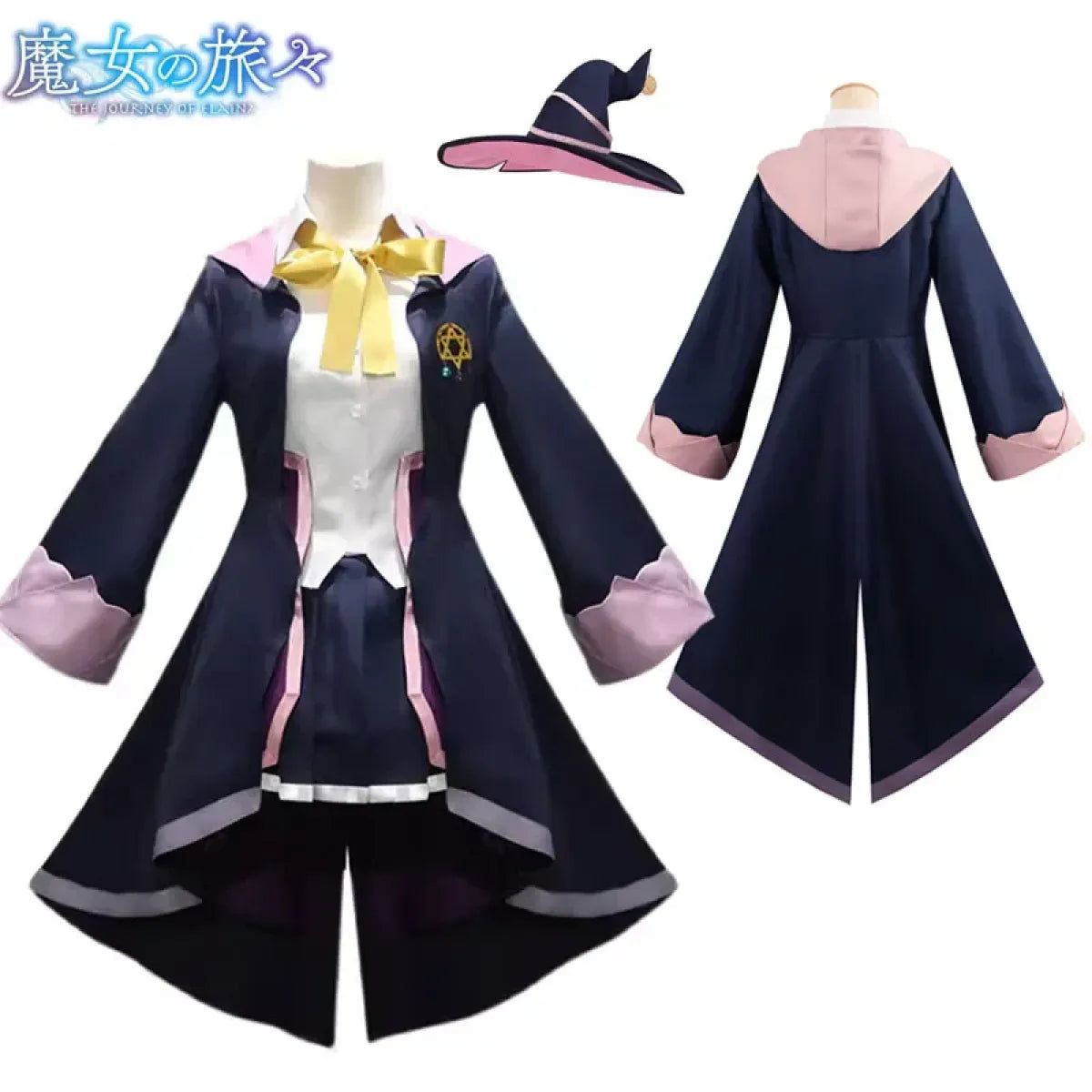 Wandering Witch Elaina Cosplay Costume – Full Set Halloween Outfit