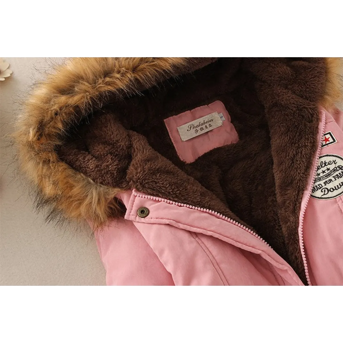 Women's Winter Cotton Jacket - Hooded Slim Fit Warm Parka