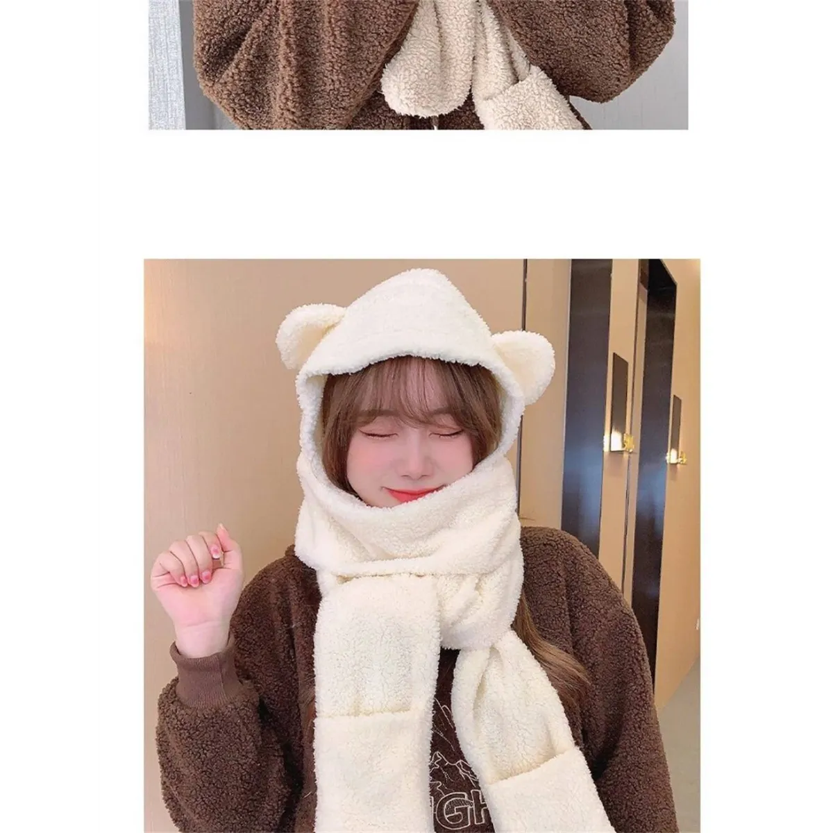 Winter Knitted Cap Sets