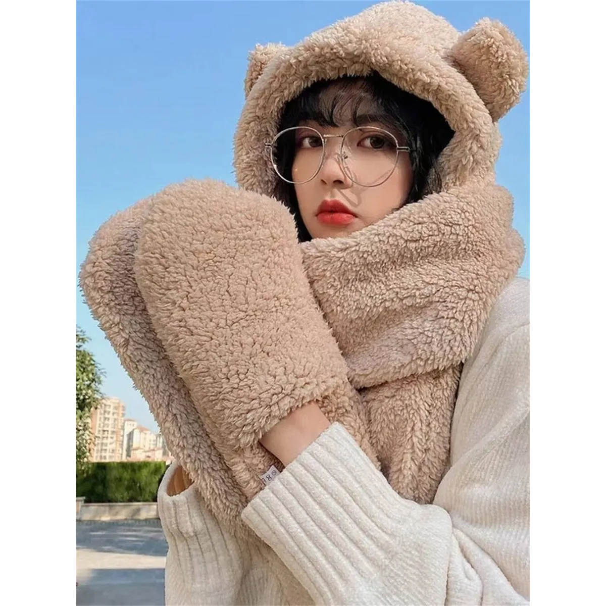 Winter Knitted Cap Sets