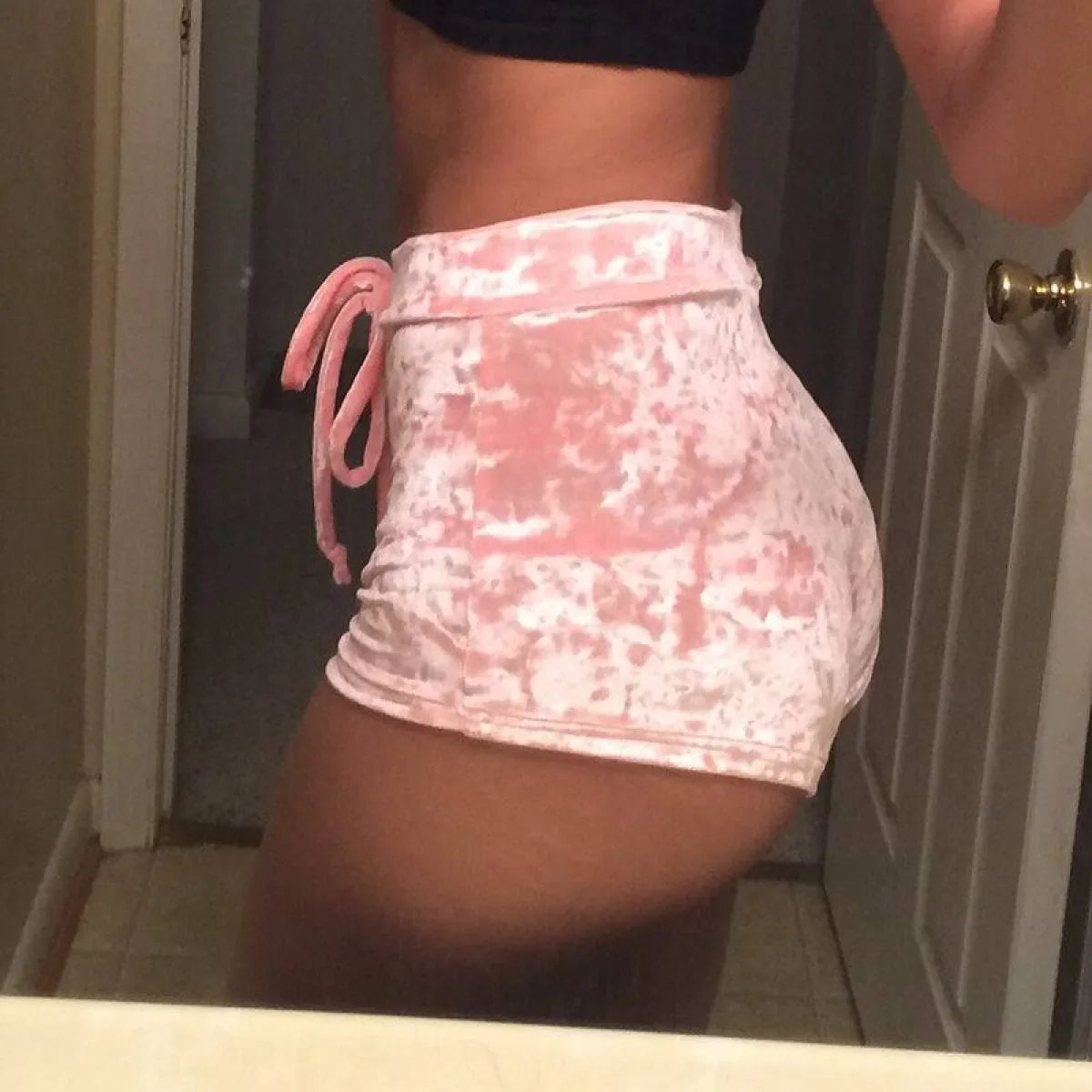 Women's Dolphin Velvet Shorts