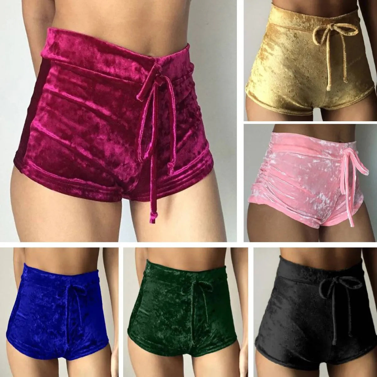 Women's Dolphin Velvet Shorts