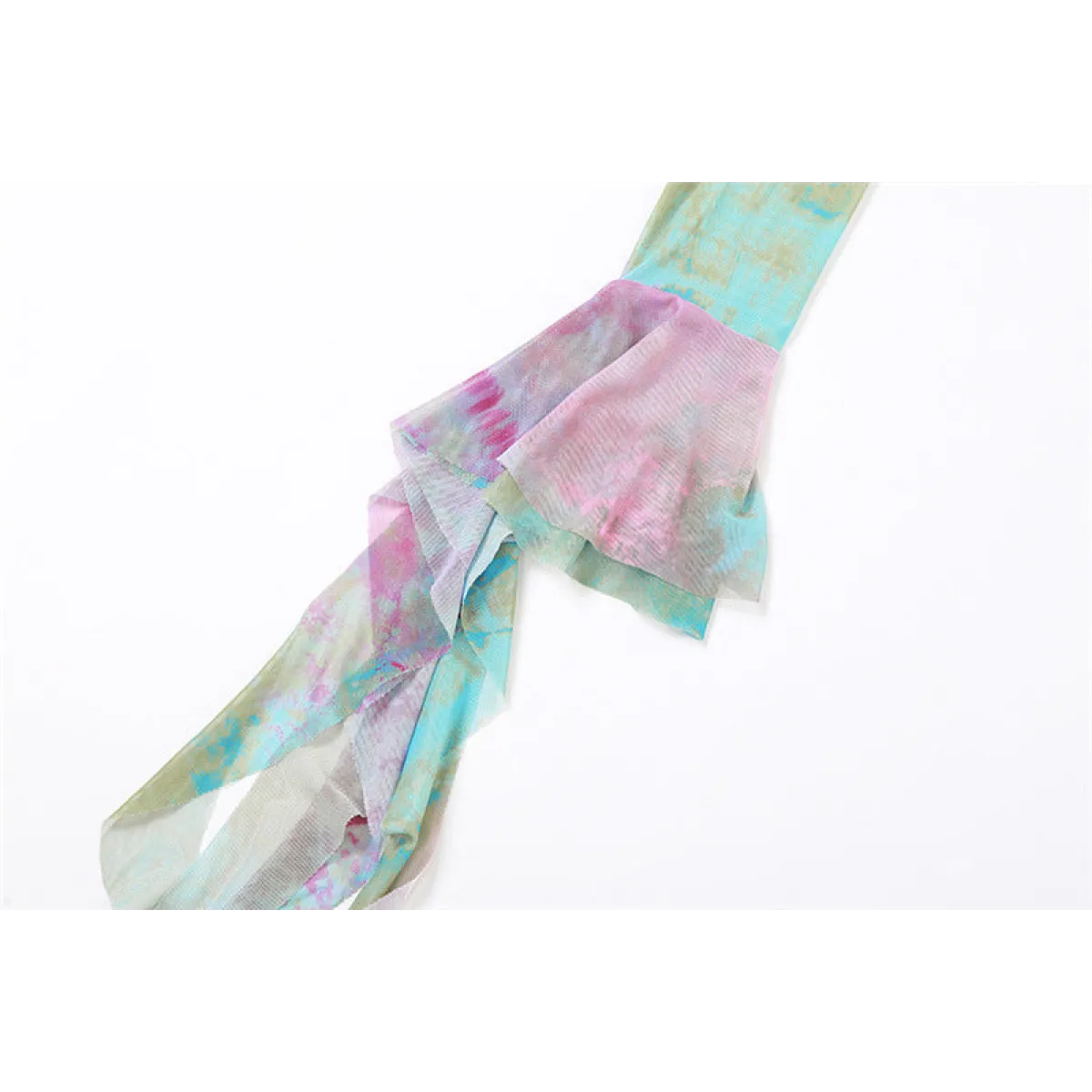 Tie-Dye Fairy Set – Butterfly Crop Top & Wrap Mini Skirt