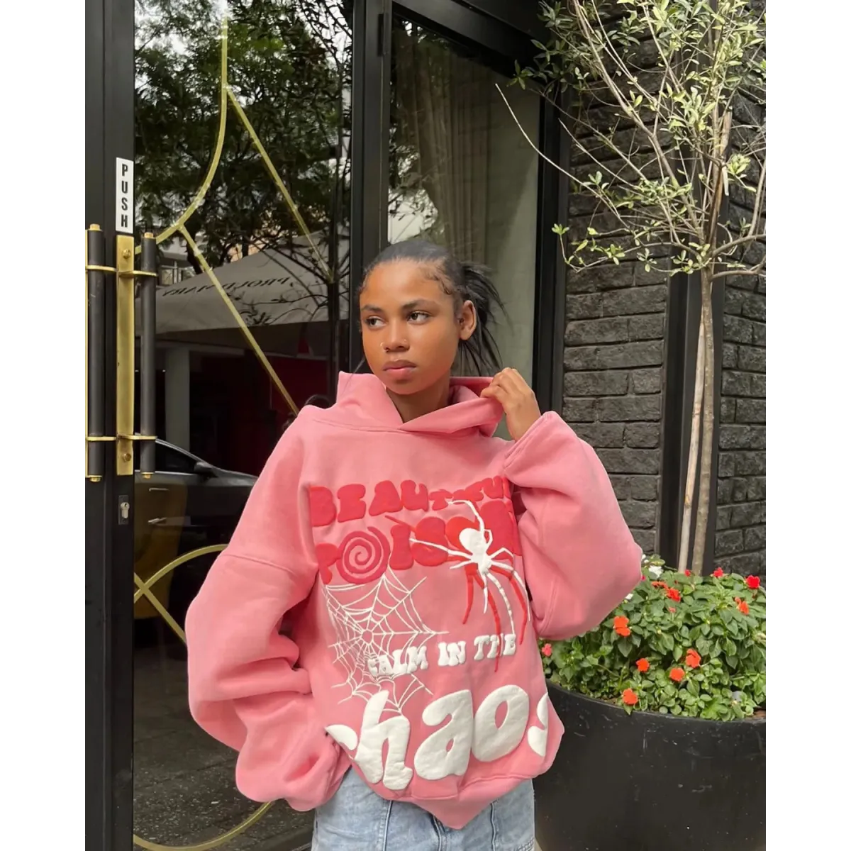 Y2K Harajuku Letter Print Hoodie Set: Hip Hop Streetwear